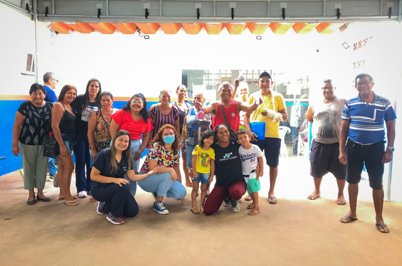 Equipe de Multiprofissionais realizou Ação interagindo pela Saúde