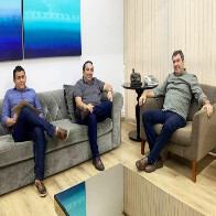 Em Campo Grande, prefeito se re&uacute;ne com governador Eduardo Riedel e secret&aacute;rios estaduais