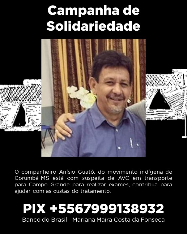 ANÍSIO GUATÓ EM TRATAMENTO NA CAPITAL