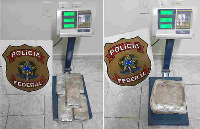 Homem &eacute; detido com coca&iacute;na e skunk em &ocirc;nibus de turismo na BR 262
