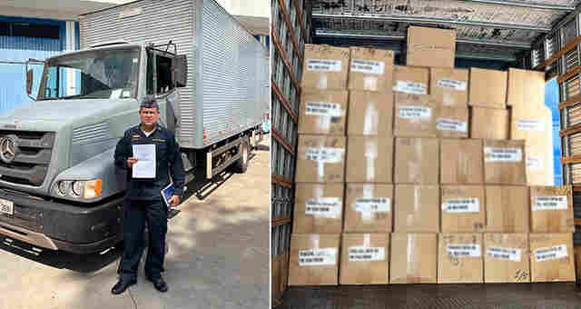 Receita Federal em Corumb&aacute; destina quase 3 toneladas de vestu&aacute;rios &agrave; Marinha