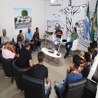 Prefeito recebe atletas campe&otilde;es da Copa Eco Tur&iacute;stica Mercosul de Futebol Sub-16