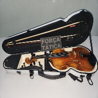 Policia Militar recupera violino roubado no bairro Cristo Redentor