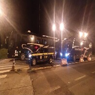 Dois &ocirc;nibus clandestino s&atilde;o apreendidos na BR-419, com 52 passageiros bolivianos 