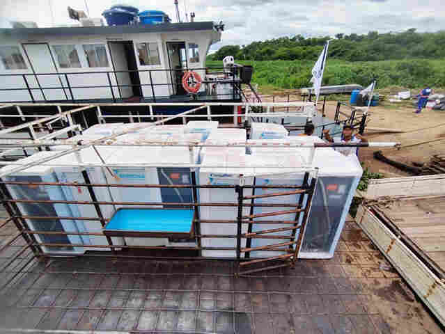 Geladeiras viajam 36 horas para chegar a fam&iacute;lias ribeirinhas no Pantanal