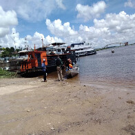 Bombeiros e IHP fazem resgate de pantaneiro de 56 anos na regi&atilde;o do Alto Pantanal