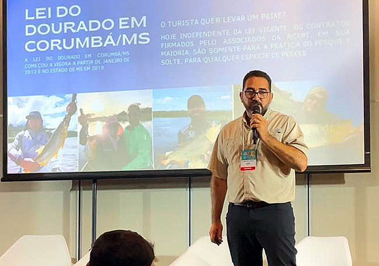 Sustentabilidade da pesca esportiva em Corumbá é destaque em feira de pesca
