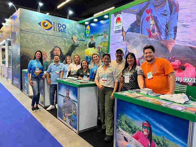 Sustentabilidade da pesca esportiva em  Corumb&aacute; &eacute; destaque em feira de pesca