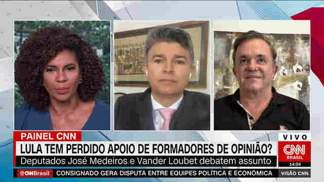 Na CNN, Vander destaca que governo Lula segue com grande apoio e aprova&ccedil;&atilde;o