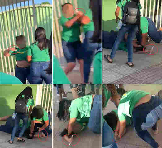 Briga de estudantes na porta do Jo&atilde;o Leite foi ap&oacute;s autora mexer no celular durante prova