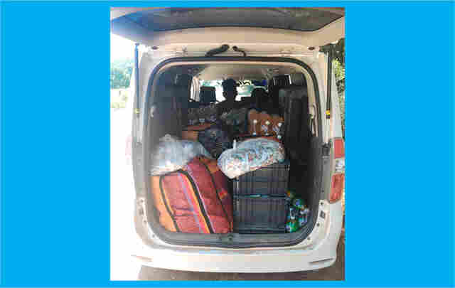 Van boliviana carregada com produtos contrabandeados e folha de coca foi interceptada no bairro Guaicurus em Corumb&aacute;