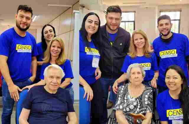 Aposentados de 100 e 91 anos realizam Censo Previdenci&aacute;rio e recordam trajet&oacute;ria como servidores