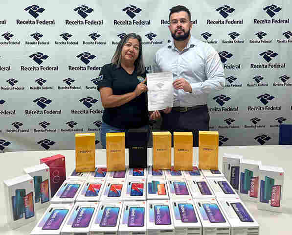 Receita Federal em Corumb&aacute; destina celulares &agrave; Secretaria de Estado de Assist&ecirc;ncia Social e dos Direitos Humanos (Sead/MS)