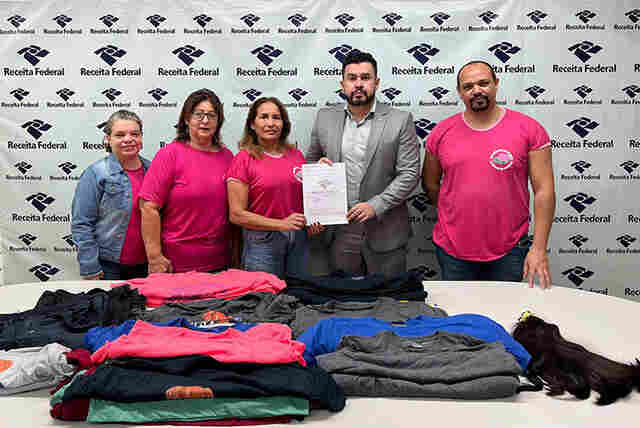 Mulher Cidad&atilde;: Receita Federal realiza doa&ccedil;&atilde;o &agrave; Rede Feminina de Combate ao C&acirc;ncer de Corumb&aacute;