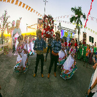 Arraial do Banho de S&atilde;o Jo&atilde;o tem fam&iacute;lias de festeiros como as maiores protagonistas 