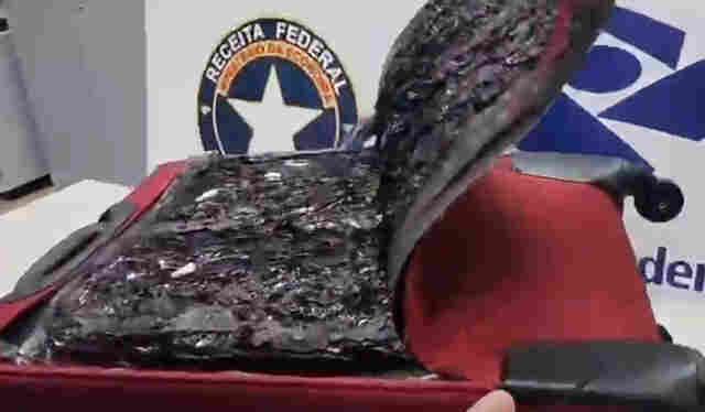 V&Iacute;DEO: Peruano &eacute; detido na fronteira tentando entrar com 3 kg de coca&iacute;na em Corumb&aacute;