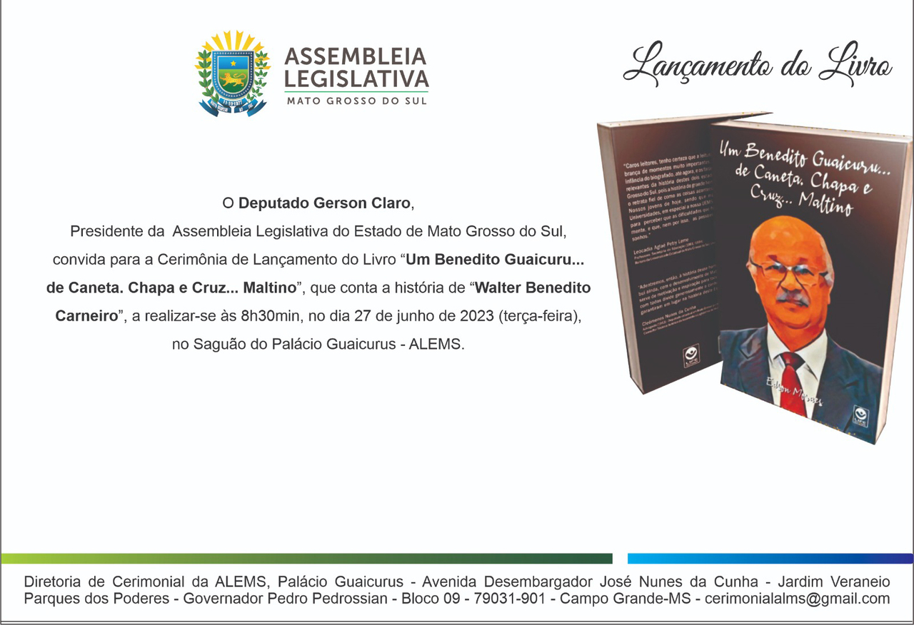 Biografia de Walter Carneiro será lançada no próximo dia 27