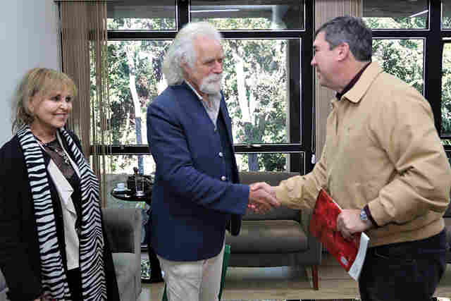 Com plano de Turismo de Conserva&ccedil;&atilde;o, governador recebe fundadores do &ldquo;Great Plains Foundation&rdquo;