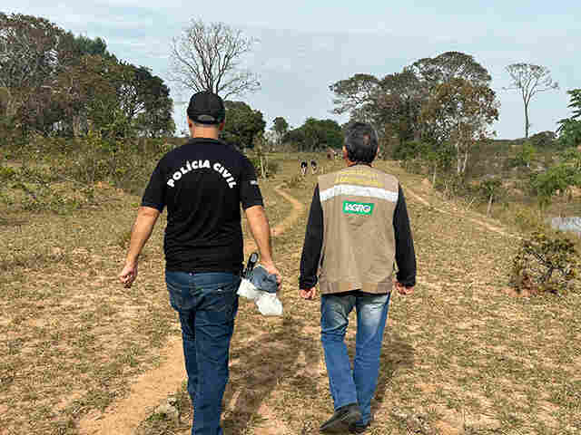 Pol&iacute;cia Civil e IAGRO realizam a&ccedil;&atilde;o conjunta contra maus-tratos de bovinos em Campo Grande