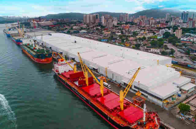 Novo terminal da Eldorado no Porto de Santos aumenta competitividade da celulose produzida em MS