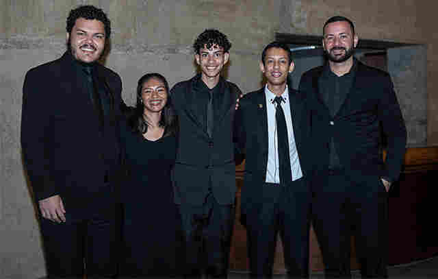 M&uacute;sicos do Moinho Cultural fazem resid&ecirc;ncia com Orquestra Sinf&ocirc;nica Brasileira, no Rio de Janeiro