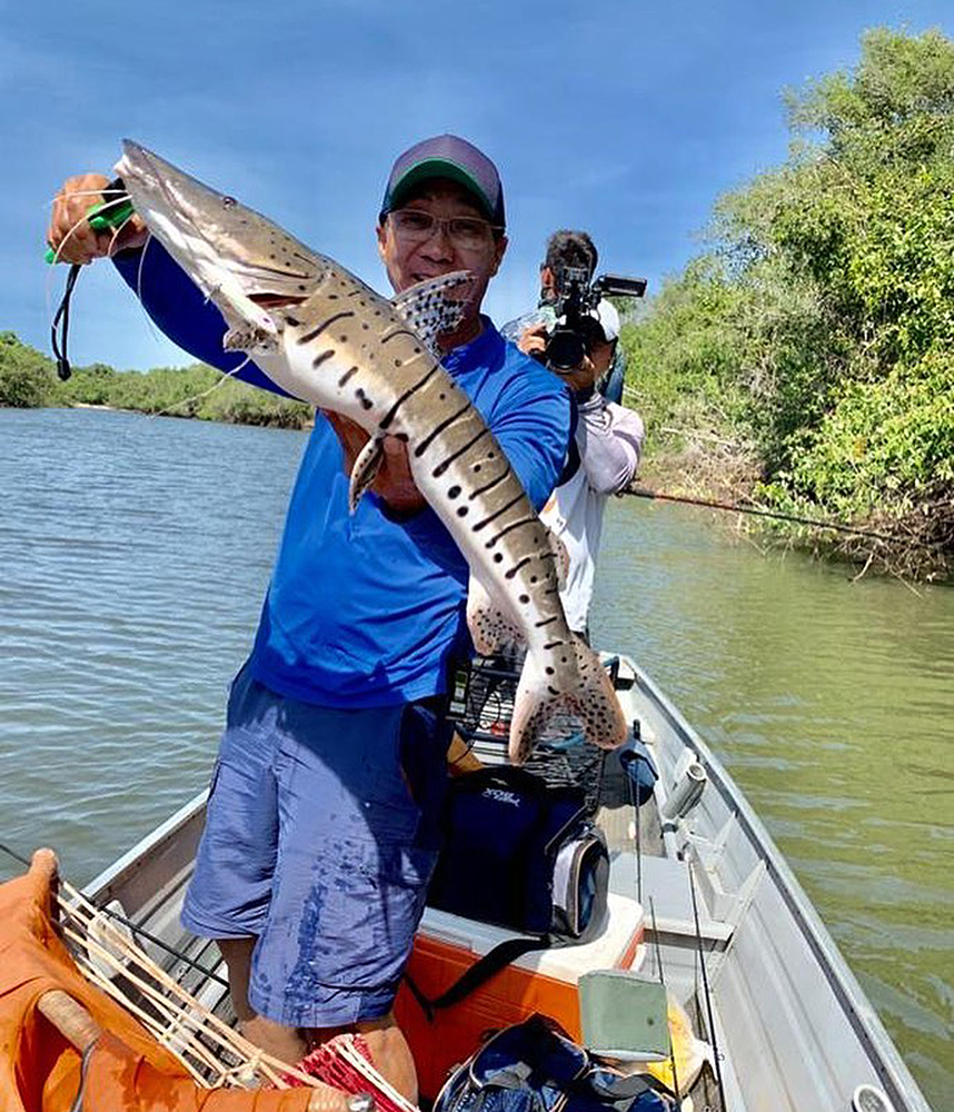 &Iacute;cone da pesca esportiva, Nelson Nakamura  retorna ao Pantanal e promove o pesque e solte