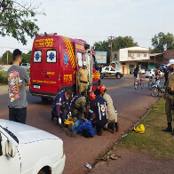 Ciclista morre atropelado por carreta na Avenida Gaturama no Maria Leite