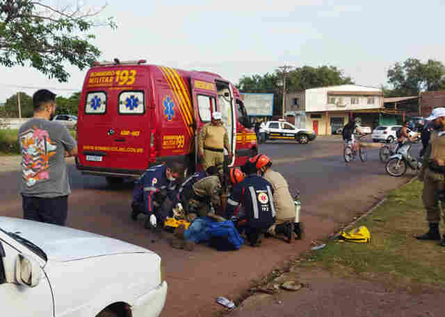 Ciclista morre atropelado por carreta na Avenida Gaturama no Maria Leite