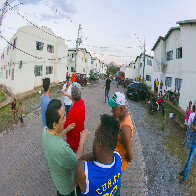No Conjunto Buriti, prefeito acompanha servi&ccedil;os emergenciais e tranquiliza moradores