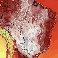 Brasil enfrentar&aacute; onda de calor excepcional nos pr&oacute;ximos dias com temperaturas de 40&ordm;C a 45&ordm;C e risco &agrave; vida