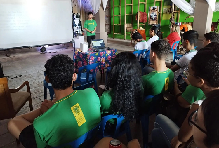 Protagonistas da EE Júlia Gonçalves Passarinho lançam Cartilha “Corumbá e o banho de São João”
