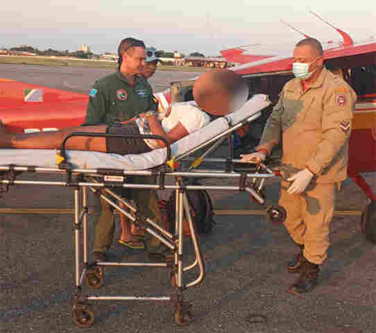 Aeronave dos bombeiros resgata gestante com sangramento na regi&atilde;o do Paiagu&aacute;s