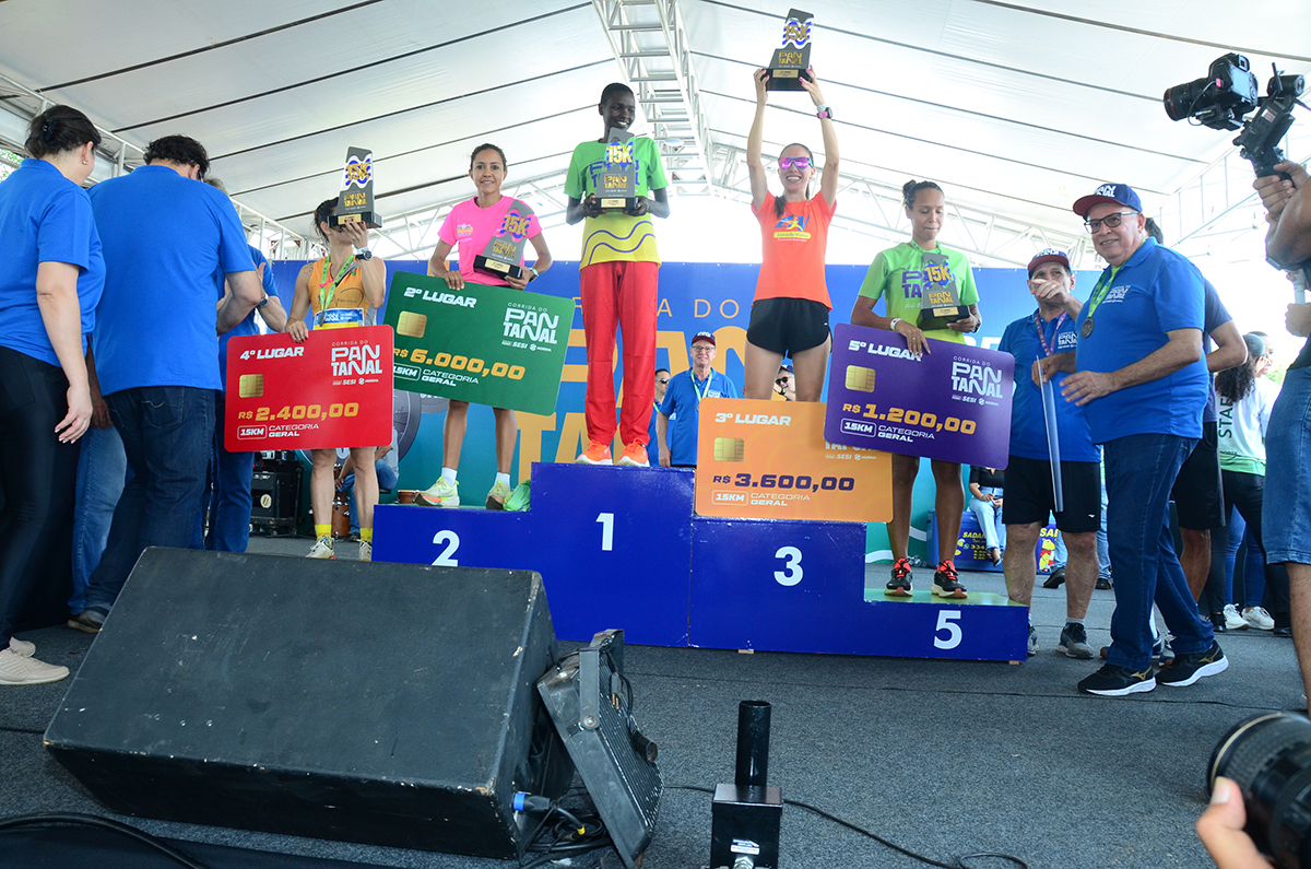 Corrida do Pantanal tem vit&oacute;ria in&eacute;dita de brasileiro e queniana na elite dos 15 km