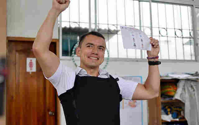 Apura&ccedil;&atilde;o no Equador confirma vit&oacute;ria da direita, com o empres&aacute;rio Daniel Noboa