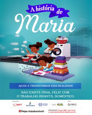 Campanha conjunta alerta para import&acirc;ncia de combate ao trabalho infantil dom&eacute;stico
