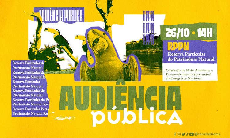 Audi&ecirc;ncia P&uacute;blica debate legisla&ccedil;&atilde;o das Reservas Particulares do Patrim&ocirc;nio Natural (RPPNs) no Brasil
