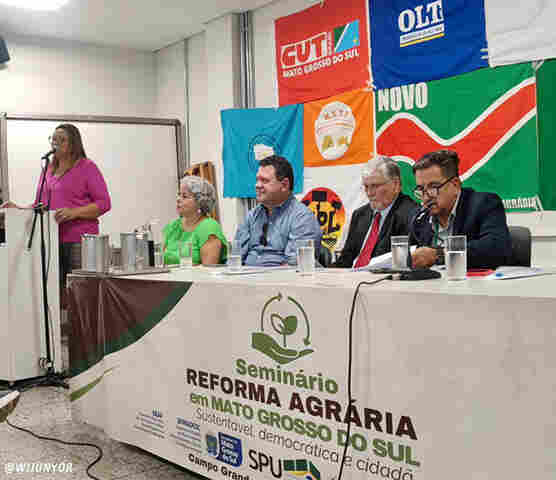 Semin&aacute;rio "Reforma Agr&aacute;ria: sustent&aacute;vel, democr&aacute;tica e cidad&atilde;" em Mato Grosso do Sul antecipa a carta do Estado