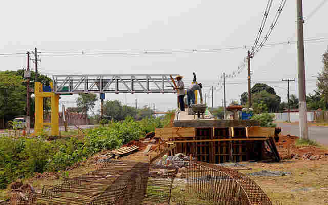 Com obras na entrada da cidade; Prefeitura inicia ampla revitaliza&ccedil;&atilde;o urbana de Corumb&aacute;