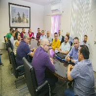 Com secret&aacute;rio Estadual, diretor do SENAI e deputado, prefeito busca ampliar Ensino Profissionalizante