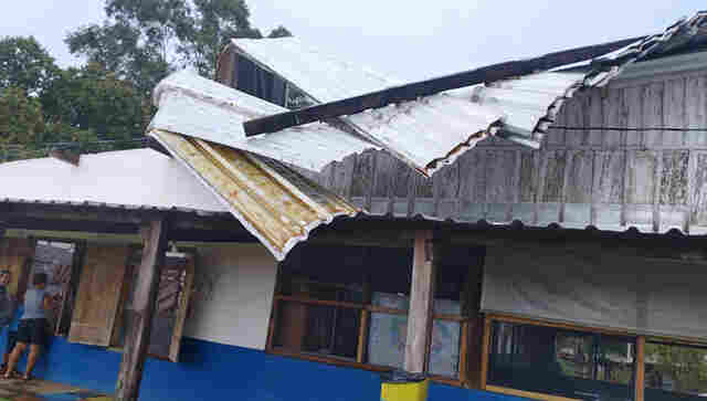 Escola da REME afetada por tempestade fica a aproximadamente 200 km de dist&acirc;ncia de Corumb&aacute;