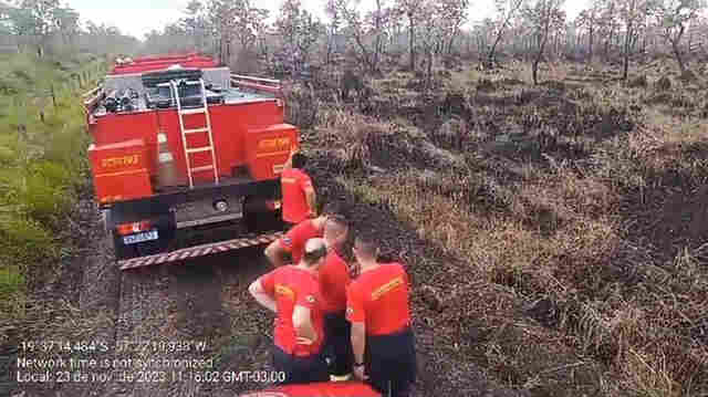 Com atua&ccedil;&atilde;o intensa e ap&oacute;s chuva, Bombeiros de MS controlam focos de inc&ecirc;ndios no Pantanal