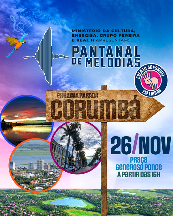 Para encerrar com maestria &ldquo;Pantanal de Melodias I" realiza sua &uacute;ltima apresenta&ccedil;&atilde;o em ber&ccedil;o pantaneiro, em uma tarde memor&aacute;vel 