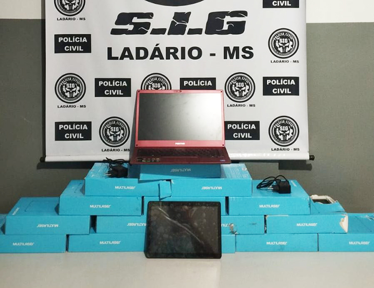 Pol&iacute;cia Civil recupera objetos furtados de escola Estadual em Lad&aacute;rio