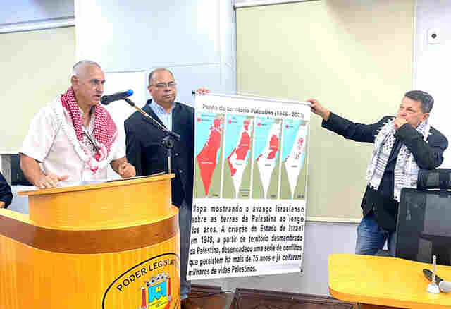 Comunidade agradece apoio e diz que Corumb&aacute; compartilha o sofrimento e ang&uacute;stia dos palestinos