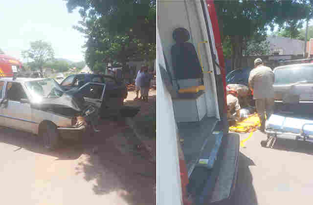 Acidente entre dois carros no bairro Guan&atilde; deixa uma pessoa ferida