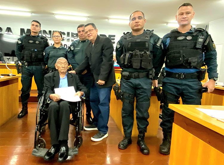 Sargento &eacute; homenageado pela C&acirc;mara de Corumb&aacute; por servi&ccedil;os prestados &agrave; Pol&iacute;cia Militar do MT e MS