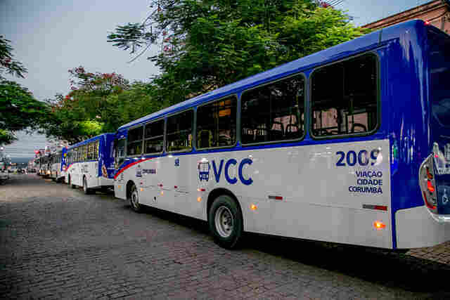Transporte coletivo de Corumb&aacute; ganha 5 &ocirc;nibus 0 km; ve&iacute;culos come&ccedil;am a operar nesta quinta-feira