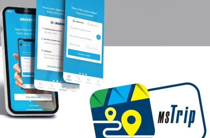 &lsquo;MS Trip&rsquo; &eacute; o nome escolhido para o novo aplicativo de transporte de passageiros criado pela Agems