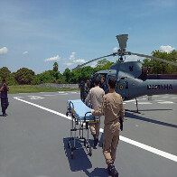 Helic&oacute;ptero da Marinha resgata v&iacute;tima de queda de cavalo na regi&atilde;o do Paiagu&aacute;s