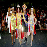 Corte de Momo tem Rei in&eacute;dito e irm&atilde;s como Princesa e Rainha do Carnaval de Corumb&aacute;
